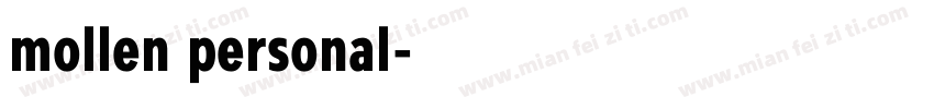 mollen personal字体转换